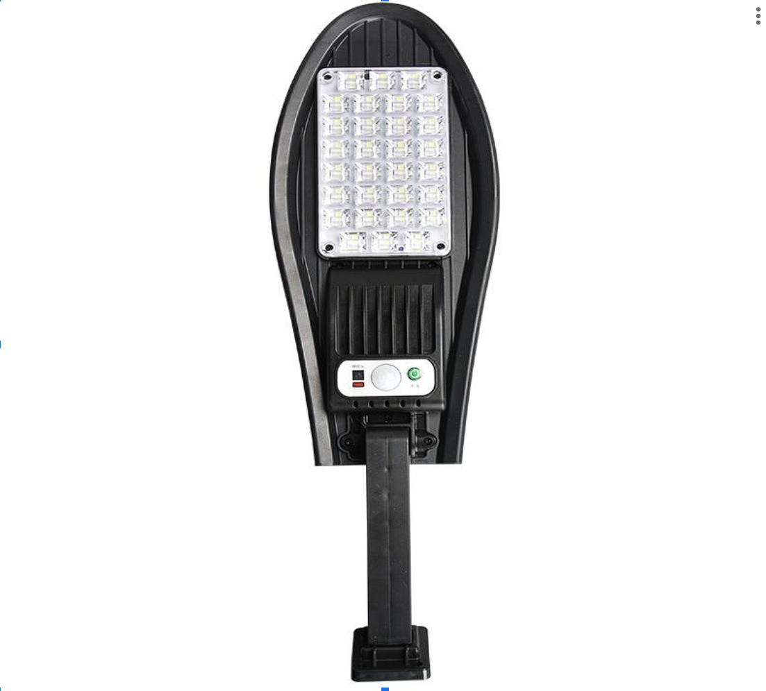 W777A Lampa solara stradala 84 LED, cu senzor de miscare, brat de montare