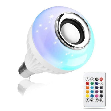 Bec Muzical Inteligent (1+1 GRATIS) Boxa Bluetooth, Telecomanda, Joc