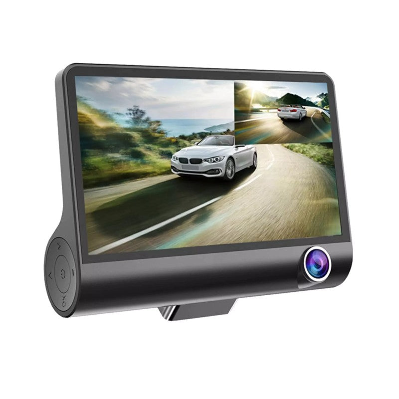 Camera Video Auto Tripla L300-1, Full-HD, 3 Camere -