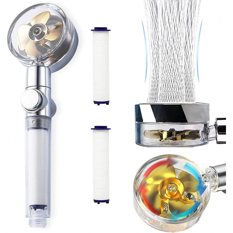 Cap de dus cu 1 filtru inclus, 360°, turbo shower
