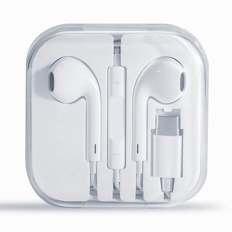 Casti audio, mufa type-C, cu microfon si butoane pentru control