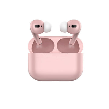 Casti Tip Airpods Pro Pink Pods model 2021, Bluetooth 5.0, IPX7