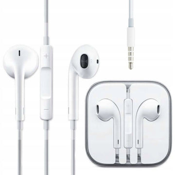 Casti universale in-ear tip Earpods cu Microfon si Telecomanda