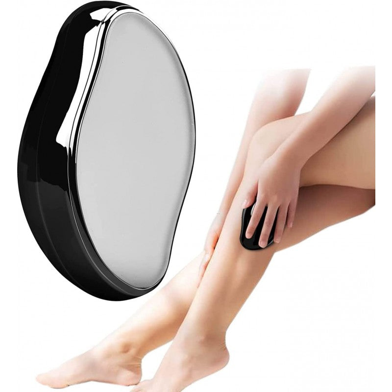 Epilator Crystal Dispozitiv De Indepărtare A Părului Prin Frecare Cu Nano-Cristale, Negru