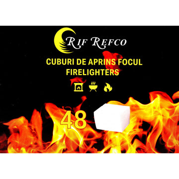 Cuburi de Aprins Focul Firelighters, 48 bucati/pachet