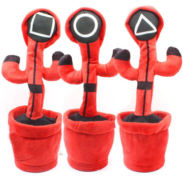 Jucarie Squid Game Dansator, Cablu USB, Acumulator, Danseaza, Imita,
