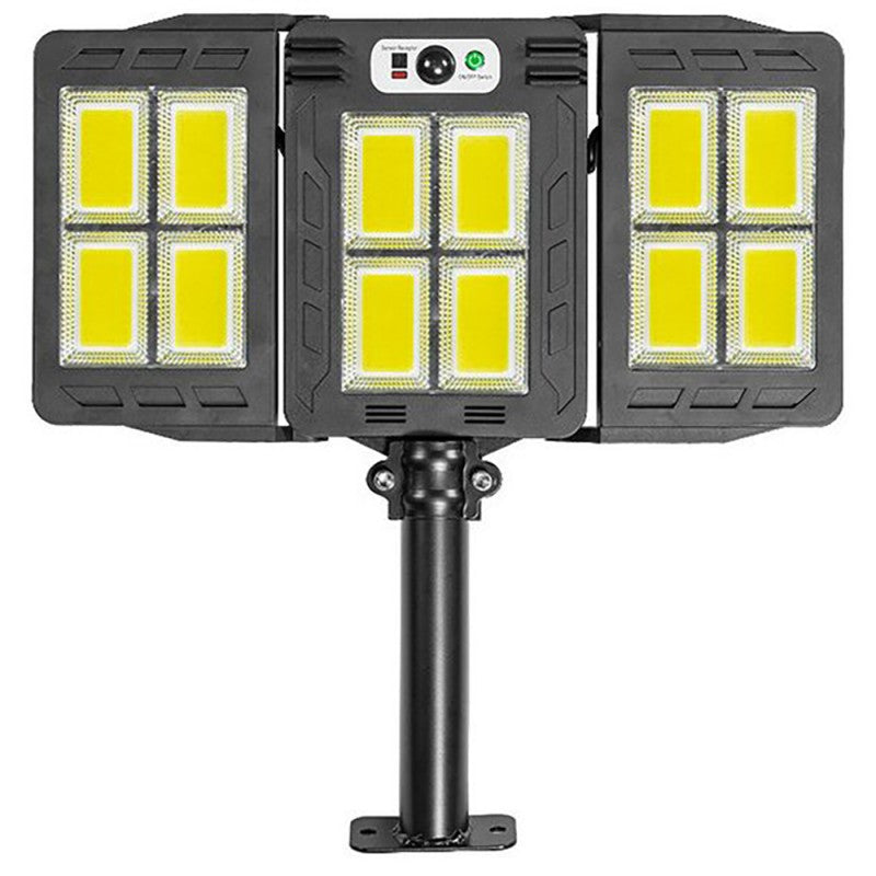 Lampa solara, 480 LED, cu senzor de miscare, panou solar incorporat,