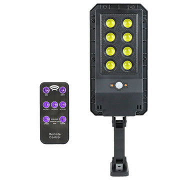 Lampa solara LED, cu senzor de miscare, telecomanda cu functii de luminare