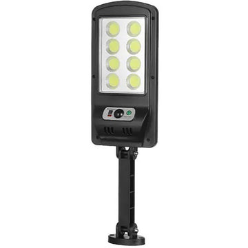 Lampa solara perete, stradala, 80 LED COB, senzor de miscare, telecomanda