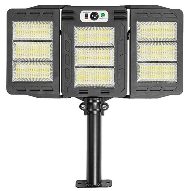 Lampa solara stradala 675 LED SMD, cu senzor de miscare, panou solar