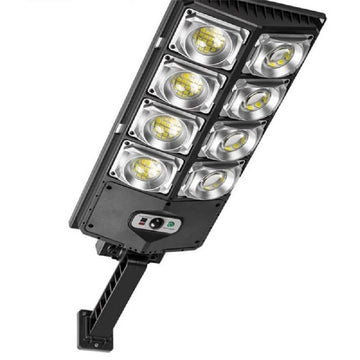 Lampa Stradala cu Incarcare Solara, LED, IP65, Senzor de Lumina si telecomanda