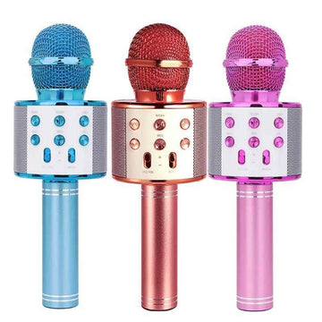 Microfon karaoke copii, wireless, acumulator 1800mah, iOS Android