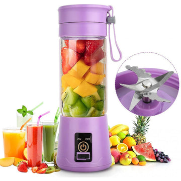 Mini blender portabil, conectat prin USB, electric cu acumulator