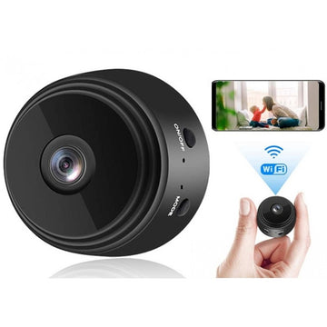 Mini Camera Wifi Full HD, Senzor Miscare, 1080P, Slot Card 128GB,