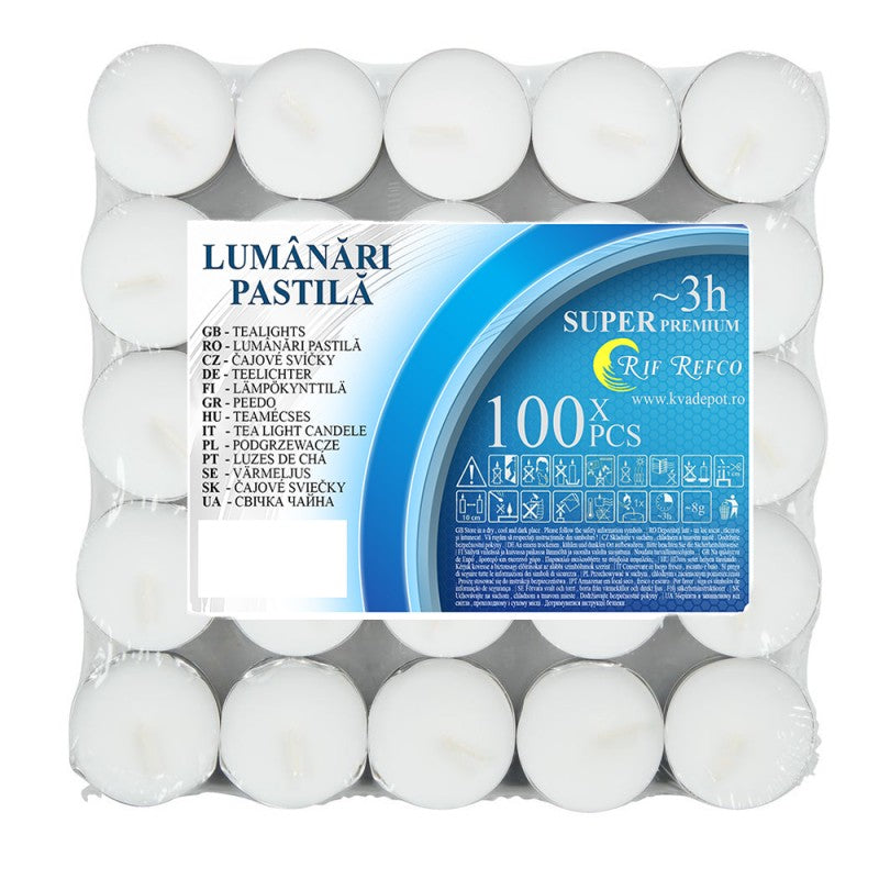 300 Bucati Lumanari Pastila, Timp de Ardere 3h